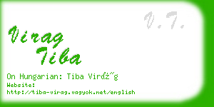 virag tiba business card